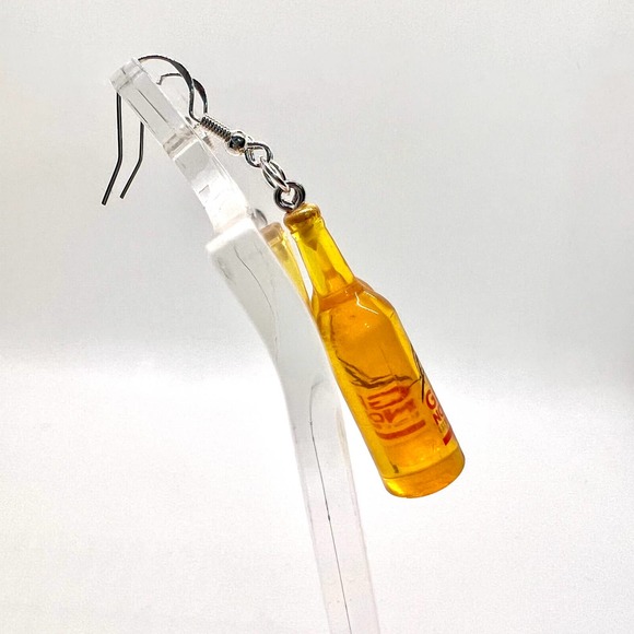 Great Northern Beer Earrings - Alcohol Earrings - New Years Eve Earrings - Picture 3 of 8